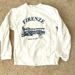 Firenze Ponte Vecchio John Galt sweatshirt